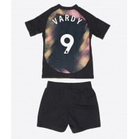 Camisa de time de futebol Leicester City Jamie Vardy #9 Replicas 2º Equipamento Infantil 2024-25 Manga Curta (+ Calças curtas)